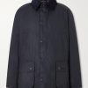 Ashby Corduroy-Trimmed Waxed-Cotton Jacket Ashby Corduroy-Trimmed Waxed-Cotton Jacket