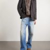 Ashby Corduroy-Trimmed Waxed-Cotton Jacket - OU