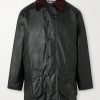 Beaufort Corduroy-Trimmed Waxed-Cotton Jacket Beaufort Corduroy-Trimmed Waxed-Cotton Jacket