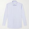 Cutaway-Collar Cotton-Poplin Shirt