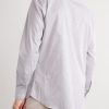 Cutaway-Collar Striped Cotton-Twill Shirt - BK