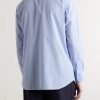 Striped Cotton-Poplin Shirt - BK