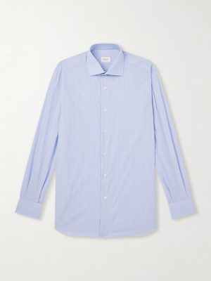 Striped Cotton-Poplin Shirt Striped Cotton-Poplin Shirt