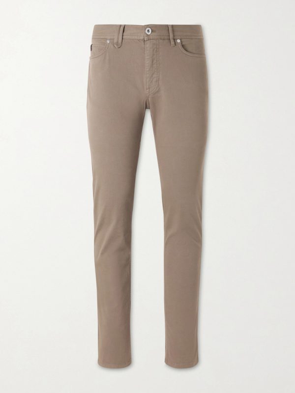 Meribel Straight-Leg Cotton-Blend Trousers