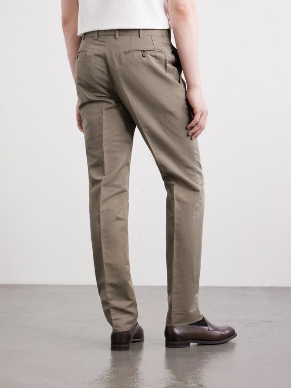 Straight-Leg Linen and Cotton-Blend Trousers - BK Straight-Leg Linen and Cotton-Blend Trousers - BK