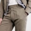 Straight-Leg Linen and Cotton-Blend Trousers - E1 Straight-Leg Linen and Cotton-Blend Trousers - E1
