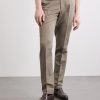 Straight-Leg Linen and Cotton-Blend Trousers - FR Straight-Leg Linen and Cotton-Blend Trousers - FR