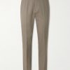 Straight-Leg Linen and Cotton-Blend Trousers Straight-Leg Linen and Cotton-Blend Trousers