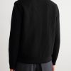 Ribbed Cashmere and Wool-Blend Zip-Up Sweater - BK Ribbed Cashmere and Wool-Blend Zip-Up Sweater - BK
