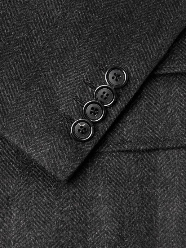 Solferino Herringbone Cashmere Coat - E1 Solferino Herringbone Cashmere Coat - E1