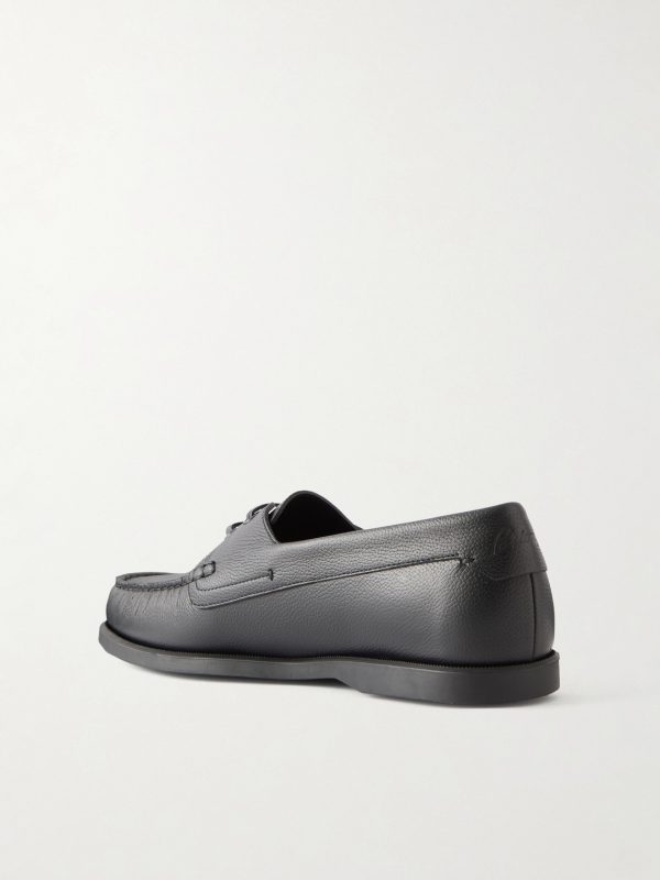 Leather Boat Shoes - BK