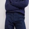 Straight-Leg Linen and Cotton-Blend Trousers - E1