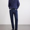Straight-Leg Linen and Cotton-Blend Trousers - OU