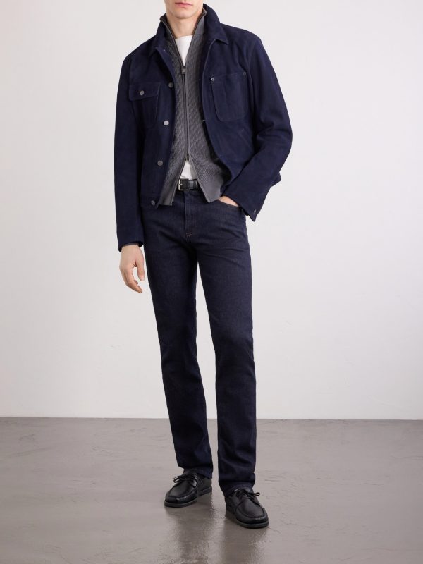 Woven Cotton, Silk and Cashmere-Blend Zip-Up Cardigan - OU Woven Cotton, Silk and Cashmere-Blend Zip-Up Cardigan - OU