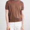 Knitted Cotton T-Shirt - FR Knitted Cotton T-Shirt - FR