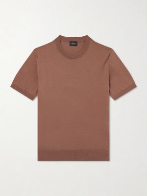 Knitted Cotton T-Shirt