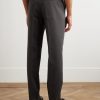 Firenze Straight-Leg Pleated Wool-Blend Gabardine Trousers - BK Firenze Straight-Leg Pleated Wool-Blend Gabardine Trousers - BK