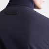 Cotton-Blend Trimmed Silk Blouson - E1 Cotton-Blend Trimmed Silk Blouson - E1