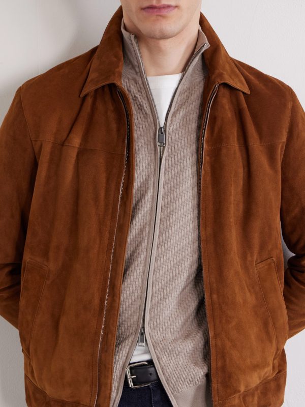 Cotton, Silk and Cashmere-Blend Zip-Up Sweater - CU