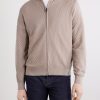 Cotton, Silk and Cashmere-Blend Zip-Up Sweater - FR