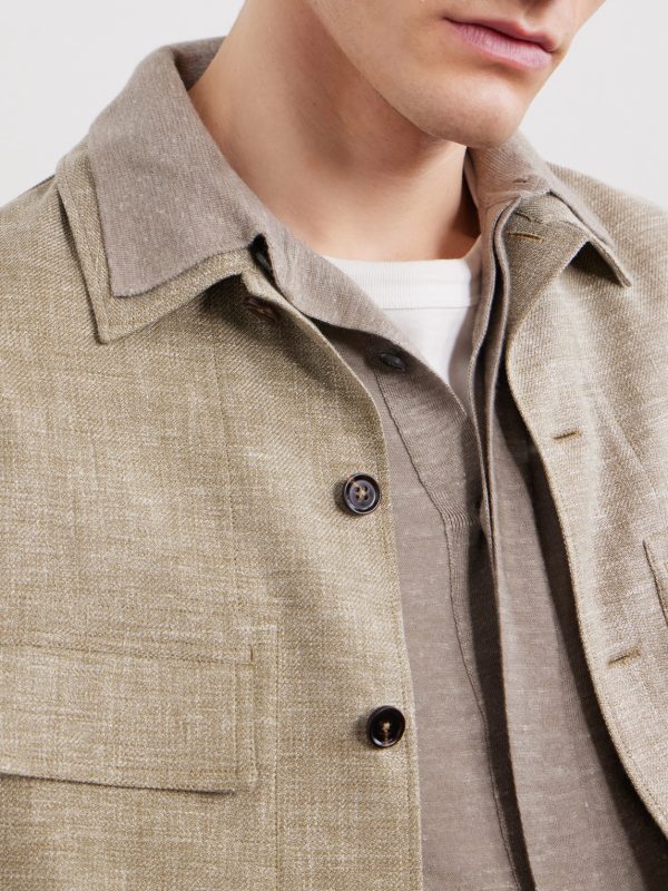 Cashmere, Silk and Linen-Blend Shirt - CU