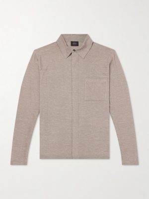 Cashmere, Silk and Linen-Blend Shirt Cashmere, Silk and Linen-Blend Shirt