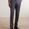 Sharkskin Trevi Straight-Leg Wool Trousers - FR Sharkskin Trevi Straight-Leg Wool Trousers - FR