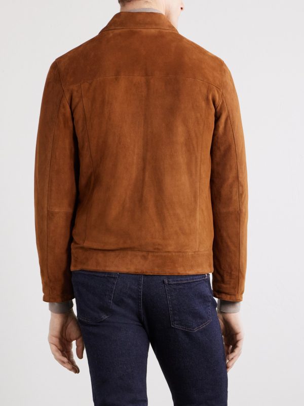 Suede Blouson Jacket - BK Suede Blouson Jacket - BK