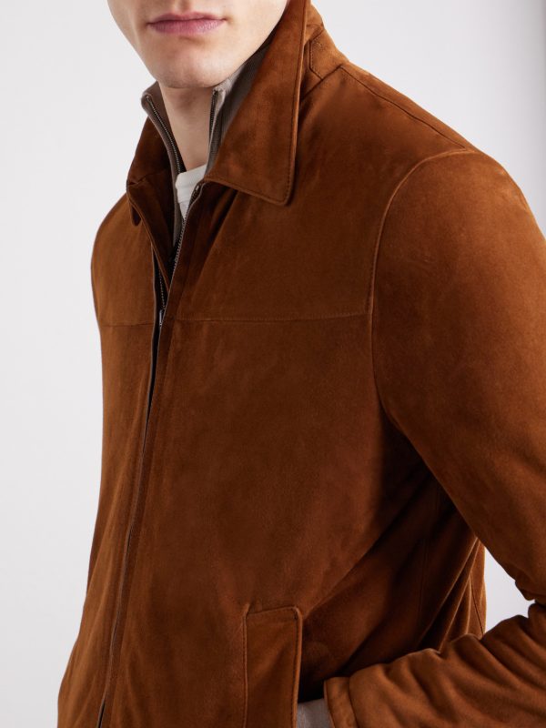 Suede Blouson Jacket - CU Suede Blouson Jacket - CU