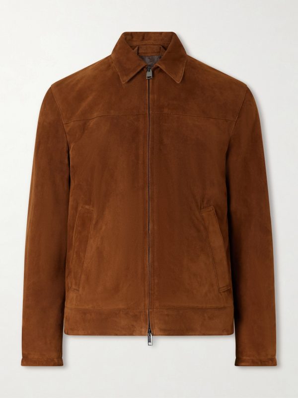 Suede Blouson Jacket Suede Blouson Jacket