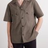 Convertible-Collar Cotton-Poplin Shirt - FR