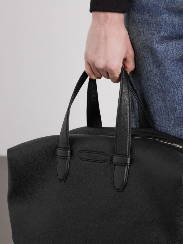 Full-Grain Leather Weekend Bag - E2