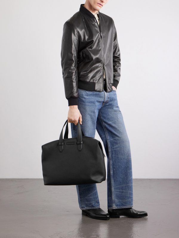 Full-Grain Leather Weekend Bag - FR