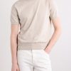 Knitted Cotton T-Shirt - FR Knitted Cotton T-Shirt - FR