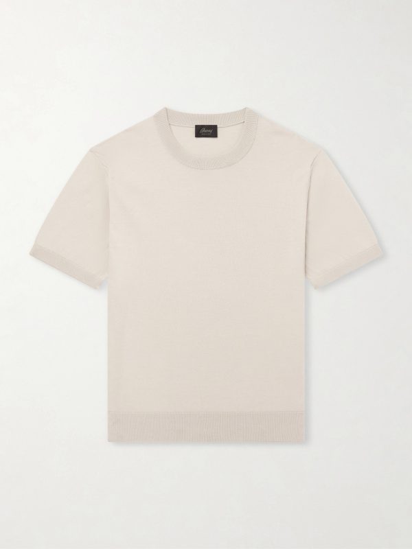 Knitted Cotton T-Shirt Knitted Cotton T-Shirt