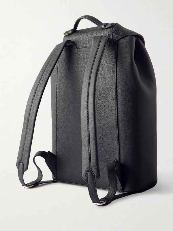 Full-Grain Leather Backpack - BK