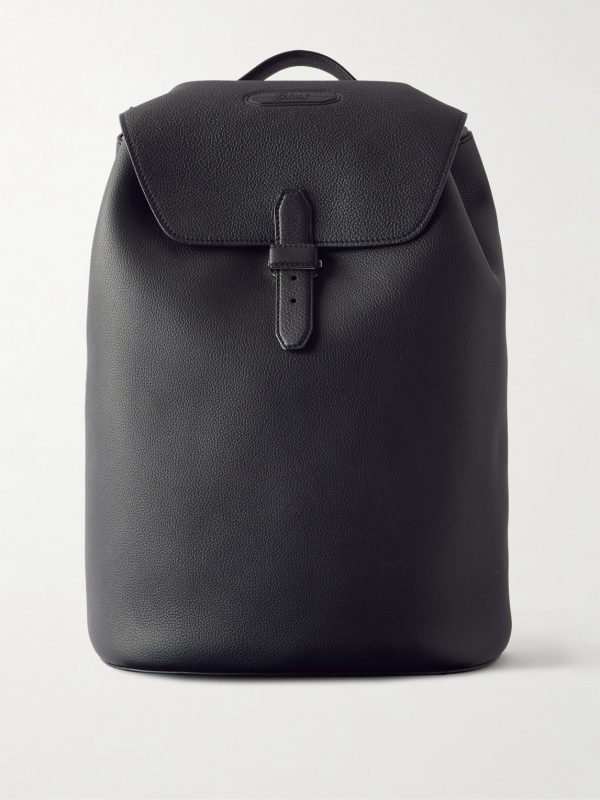 Full-Grain Leather Backpack