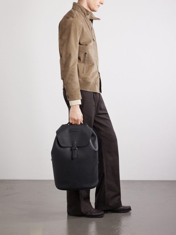 Full-Grain Leather Backpack - OU