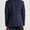 Trevi Wool and Mohair-Blend Suit Jacket - BK