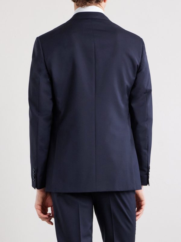 Trevi Wool and Mohair-Blend Suit Jacket - BK