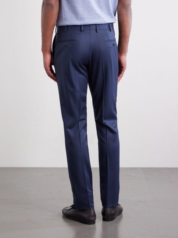 Straight-Leg Wool Trousers - BK