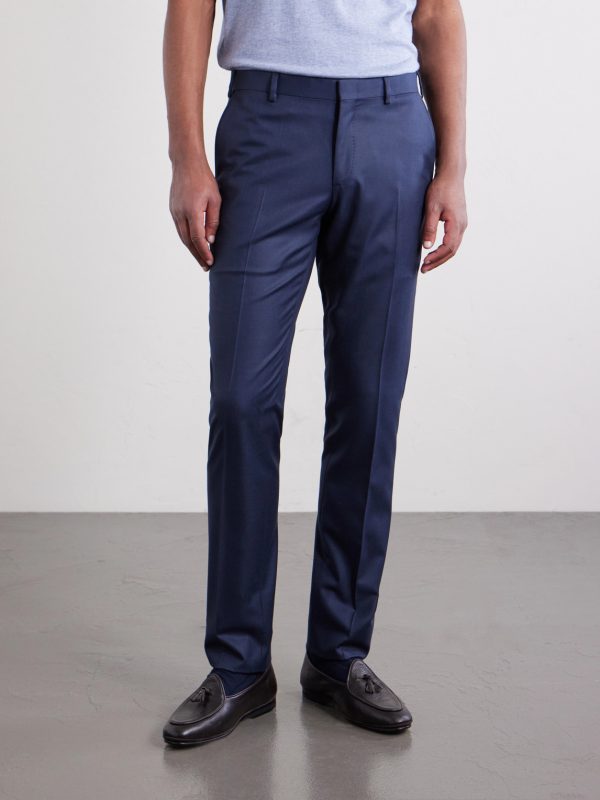 Straight-Leg Wool Trousers - FR