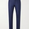 Straight-Leg Wool Trousers