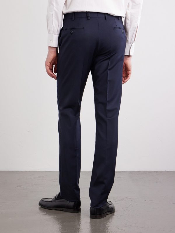 Trevi Pleated Wool and Mohair-Blend Suit Trousers - BK Trevi Pleated Wool and Mohair-Blend Suit Trousers - BK