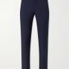 Trevi Pleated Wool and Mohair-Blend Suit Trousers Trevi Pleated Wool and Mohair-Blend Suit Trousers