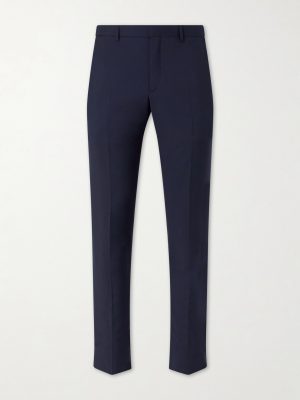 Trevi Pleated Wool and Mohair-Blend Suit Trousers
