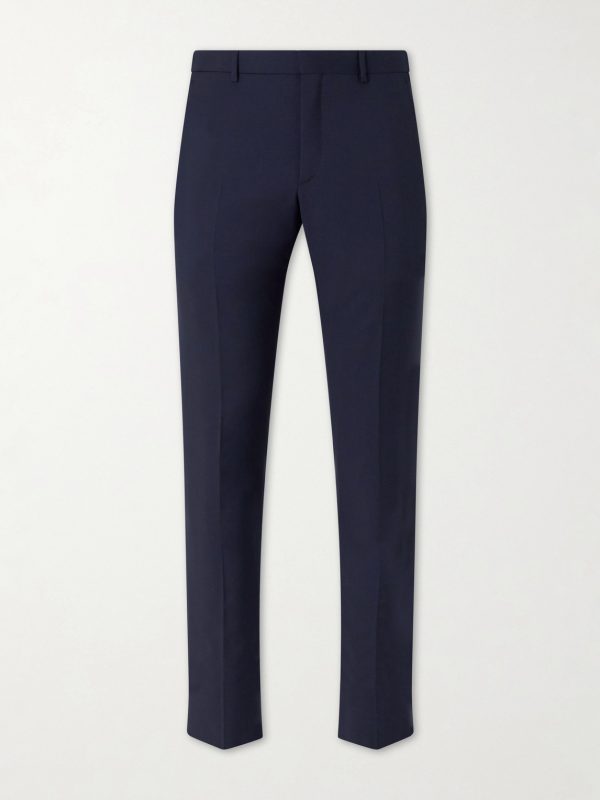 Trevi Pleated Wool and Mohair-Blend Suit Trousers Trevi Pleated Wool and Mohair-Blend Suit Trousers