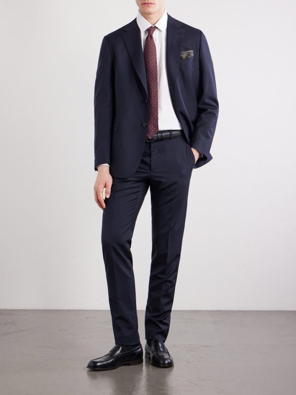 Trevi Pleated Wool and Mohair-Blend Suit Trousers - OU Trevi Pleated Wool and Mohair-Blend Suit Trousers - OU