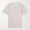 Striped Ribbed Cotton-Jersey T-Shirt Striped Ribbed Cotton-Jersey T-Shirt
