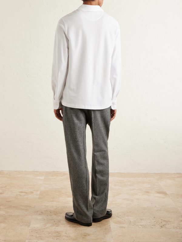 Cotton-Piqué Polo Shirt - BK